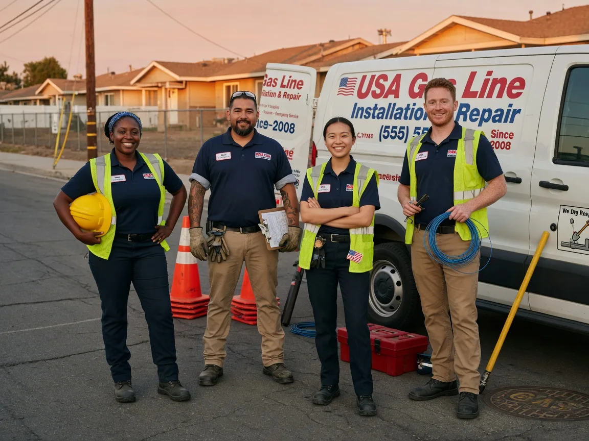 Gas Line Installation company in Sainte Marie, IL